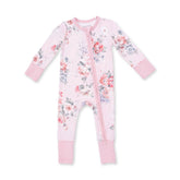 Angel Dear Convertible Romper - Painterly Rose Bouquets