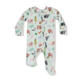 Angel Dear 2-Way Zipper Footie - American Woodland Animals