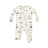 Angel Dear 2-Way Zipper Footie - Baby Love Dinos (Size 9-12m)