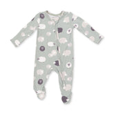 Angel Dear 2-Way Zipper Footie - Black Sheep