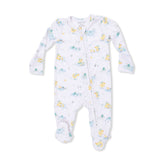 Angel Dear 2-Way Zipper Footie - Frog & Duck Pond