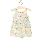 City Mouse Tank Romper - Hydrangea (Size 6y)