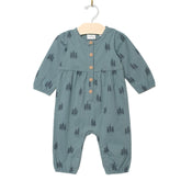 City Mouse Henley Romper - Twilight Forest