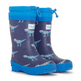 Hatley Sherpa Lined Rainboots - T-Rex Attacks