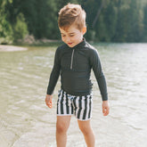 Honeysuckle Swim Co. Rashguard Shirt - Smoke 4/5 yr