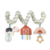 *Itzy Ritzy Bitzy Bespoke Car Seat Spiral Activity Toy - Farm