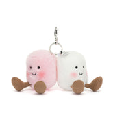 *Jellycat Amuseables Pair of Marshmallows Bag Charm - 6"