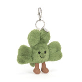 *Jellycat Amuseables Siofra Shamrock Bag Charm - 6"