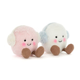 *Jellycat Amuseables Toastie Pink & White Marshmallows - 6"