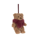 *Jellycat Bartholomew Bear Winter Warmer Decoration - 4"