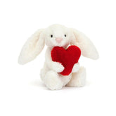 *Jellycat Bashful Red Heart Bunny Original - 12"