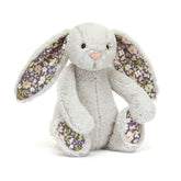 *Jellycat Blossom Silver Bunny Bloom Small - 7"