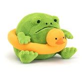 *Jellycat Ricky Rain Frog Rubber Ring - 7"