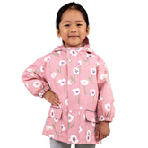 Jan & Jul Cozy-Dry Rain Jacket - White Tulip