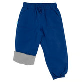 Jan & Jul Cozy-Dry Rain Pants (Fleece Lined) - Nebula Blue