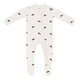 Kyte Baby Zippered Footie - Bee Mine (Size 12-18m)