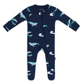Kyte Baby Zippered Footie - Humpback