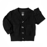 Little Bipsy Cardigan - Black (Size 0-3m) *CLEARANCE*