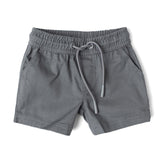 Little Bipsy Cotton Twill Short - Charcoal *CLEARANCE*
