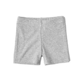 Little Bipsy Ribbed Biker Short - Light Heather Grey *CLEARANCE*