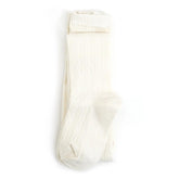 Little Stocking Co. Cable Knit Tights - Ivory