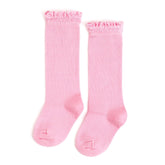 Little Stocking Co. Lace Top Knee High Socks - Blossom