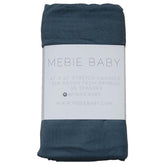 Mebie Baby Bamboo Stretch Swaddle - Charcoal *CLEARANCE*