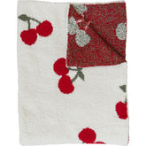 *Mebie Baby Plush Blanket - Cherry