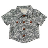 Mebie Baby Button Up Shirt - Paisley