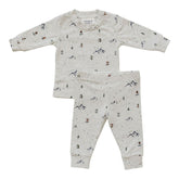 Mebie Baby Cozy Set - Ski Print