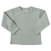 Mebie Baby Long Sleeve Cotton Tee - Sage