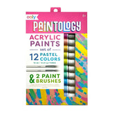 *Ooly Paintology Acrylic Paints Set - Pastel Colours - Set of 12