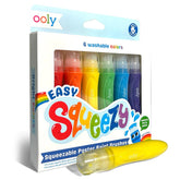 *Ooly Easy Squeezy Squeezable Poster Paint Brushes - Set of 6