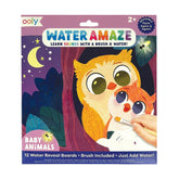 *Ooly Water Amaze Water Reveal Boards - Baby Animals