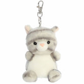*Palm Pals Silver Kitty Clip-On - 4"