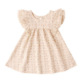 Quincy Mae Flutter Dress - Strawberries