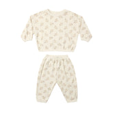 Quincy Mae Waffle Slouch Set - Meadow