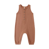 Quincy Mae Sleeveless Jumpsuit - Poppy