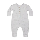 Quincy Mae Long Sleeve Jumpsuit - Squirrel