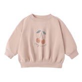 Quincy Mae Relaxed Sweatshirt - Cherry