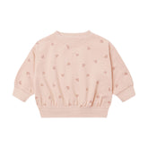 Quincy Mae Relaxed Sweatshirt - Hearts
