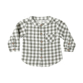 Quincy Mae Milo Shirt - Forest Check