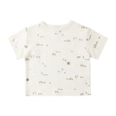 Quincy Mae Boxy Tee - Farm