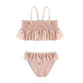 Quincy Mae Smocked Ruffle Bikini - Cherries