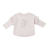 Quincy Mae Ruffle Long Sleeve Tee - Fleur