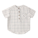 Quincy Mae Jaxson Shirt - Blue Plaid