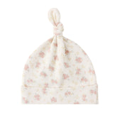 Quincy Mae Knotted Baby Hat - Flower Field
