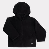 Swizz Sherpa Zip Up Jacket - Black