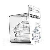 *Comotomo Natural Teat Silicone Nipples - 2 pack
