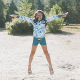 Honeysuckle Swim Co. Rashguard Shirt - Turtley Cute